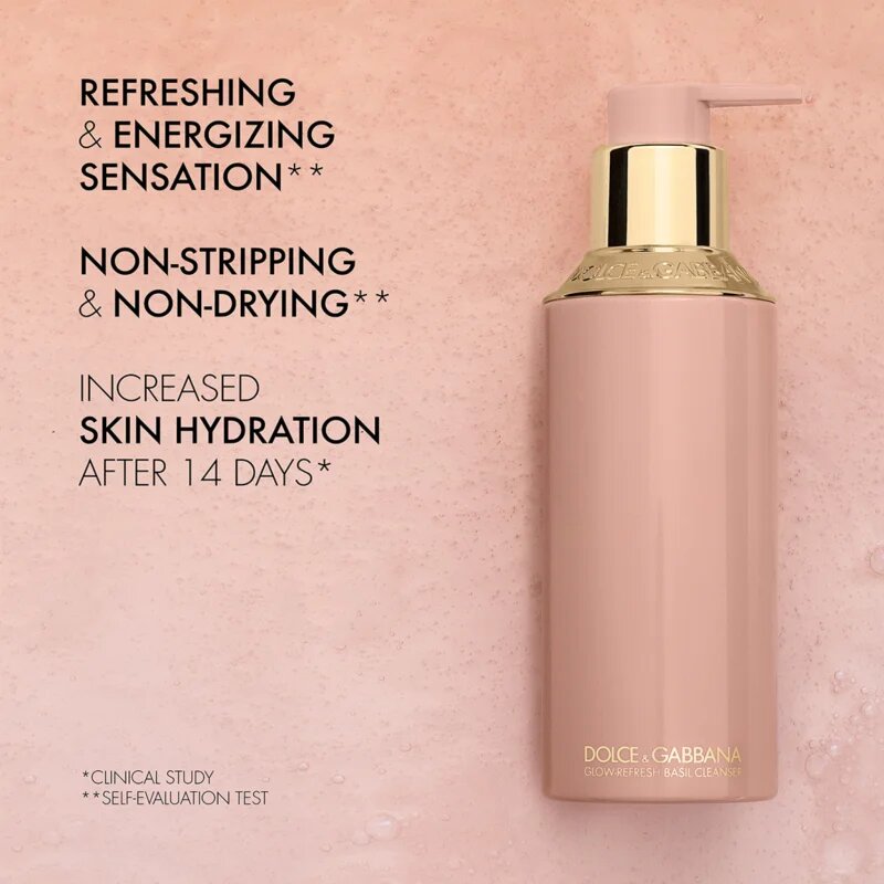 Dolce&Gabbana Fresh Skin Glow-Refresh Basil Cleanser vlažilni čistilni gel 150 ml
