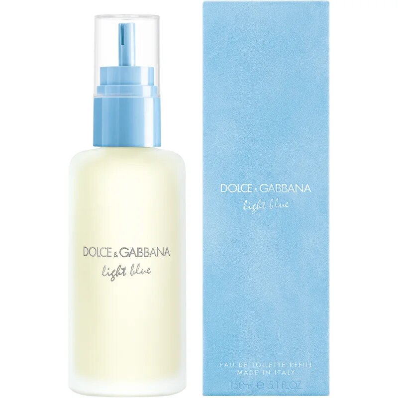 Dolce&Gabbana Light Blue Eau de Toilette toaletna voda nadomestno polnilo za ženske 150 ml