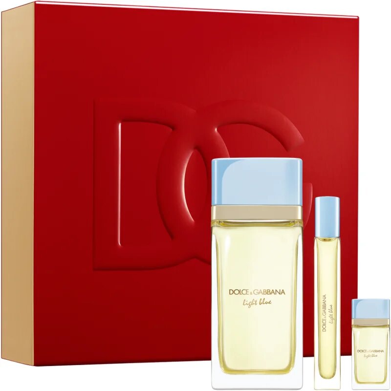 Dolce&Gabbana Light Blue EDP Trio Gift Set darilni set za ženske