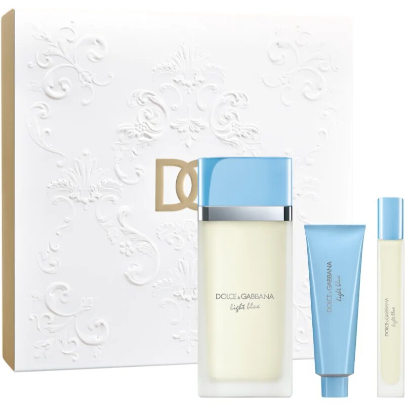 Dolce&Gabbana Light Blue EDT Trio Gift Set darilni set za ženske