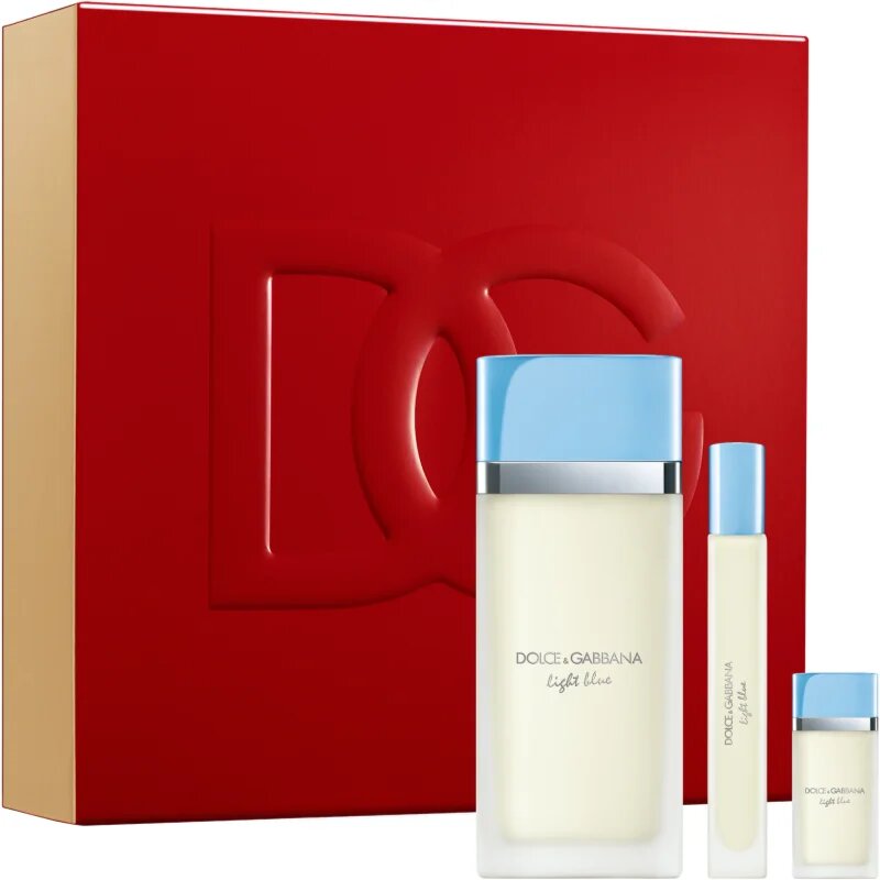 Dolce&Gabbana Light Blue EDT Trio Gift Set darilni set za ženske