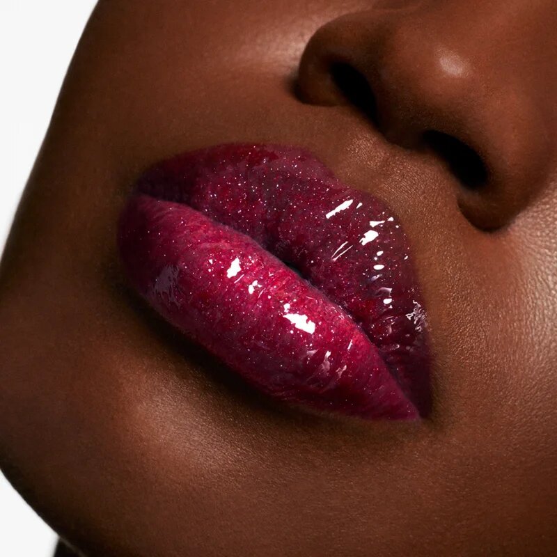 Dolce&Gabbana Make It Double! Lip Tint & Gloss Duo Dolgoobstojna šminka in sijaj za ustnice 2 v 1 odtenek 06 Grape Soda - Berry & Silver Shimmer 2x2 m