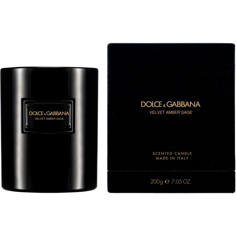 Dolce&Gabbana Velvet Amber Sage Scented Candle dišeča sveča 200 g