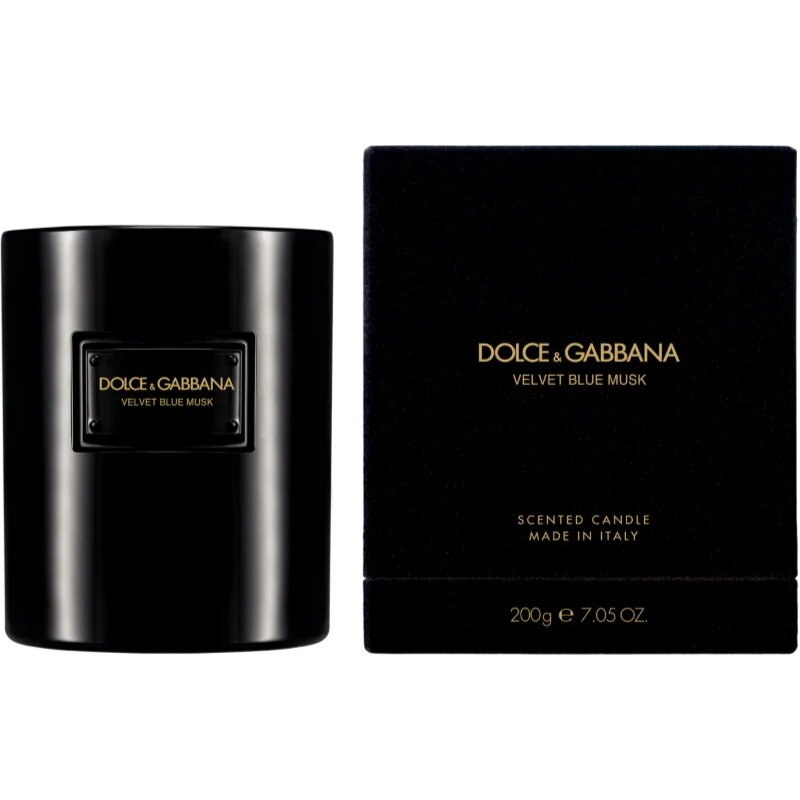 Dolce&Gabbana Velvet Blue Musk Scented Candle dišeča sveča 200 g