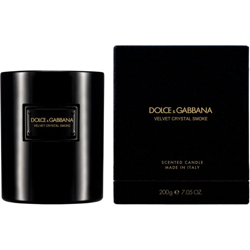 Dolce&Gabbana Velvet Crystal Smoke Scented Candle dišeča sveča 200 g