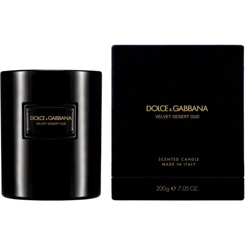 Dolce&Gabbana Velvet Desert Oud Scented Candle dišeča sveča 200 g