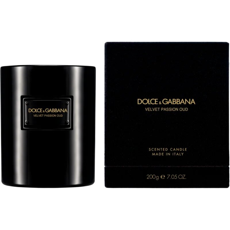 Dolce&Gabbana Velvet Passion Oud Scented Candle dišeča sveča 200 ml