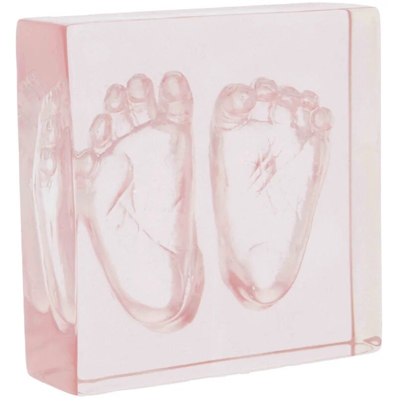 Dooky Crystal Memories DeLuxe 3D Frame Handprint & Footprint set za odtis dojenčkovih dlani in stopal 1 kos