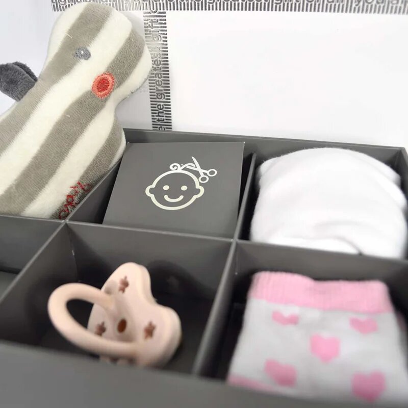 Dooky Luxury Memory Box Triple Frame Printset set za odtis dojenčkovih dlani in stopal 1 kos