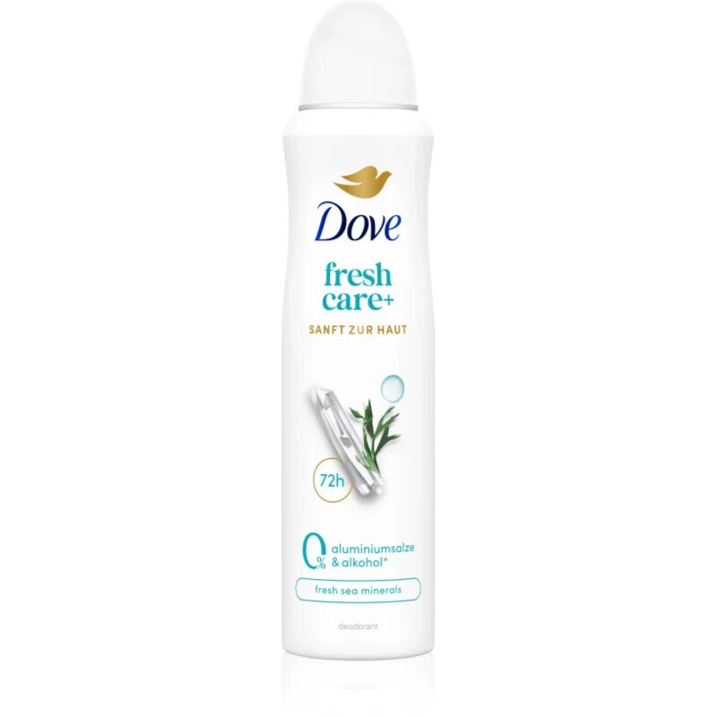 Dove 0% ALU Sea Minerals antiperspirant v pršilu brez aluminija 150 ml