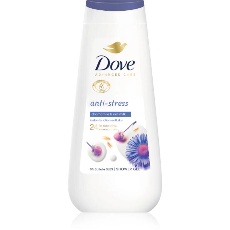 Dove Advanced Care Antistress vlažilen gel za prhanje 225 ml
