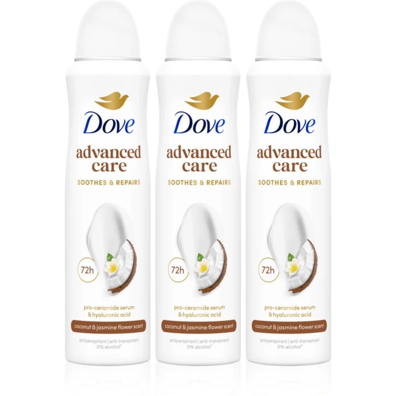 Dove Advanced Care Coconut & Jasmine Flower Scent set