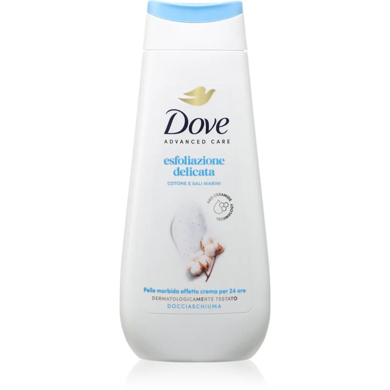 Dove Advanced Care Gentle Exfoliate gel za prhanje s piling učinkom 225 ml