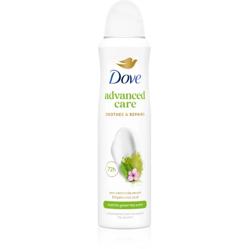 Dove Advanced Care Matcha Green Tea & Sakura Blossom antiperspirant pršilo 150 ml