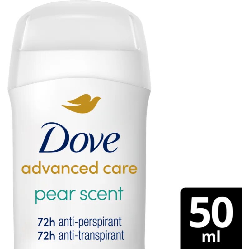 Dove Advanced Care Pear & Aloe Vera trdi antiperspirant 50 ml