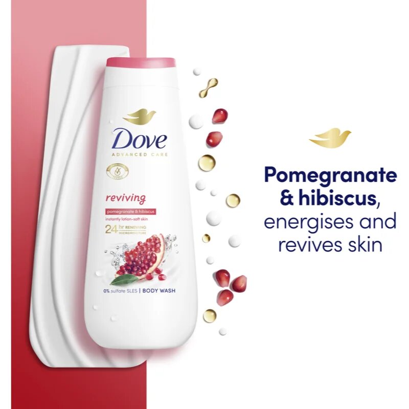 Dove Advanced Care Reviving vlažilen gel za prhanje 400 ml