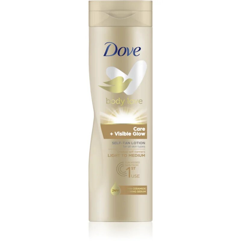 Dove Care & Visible Glow samoporjavitveni losjon odtenek Fair 250 ml