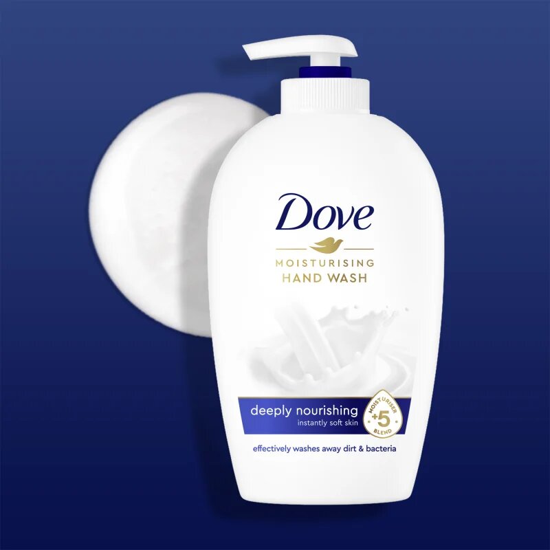 Dove Deeply Nourishing tekoče milo nadomestno polnilo 500 ml