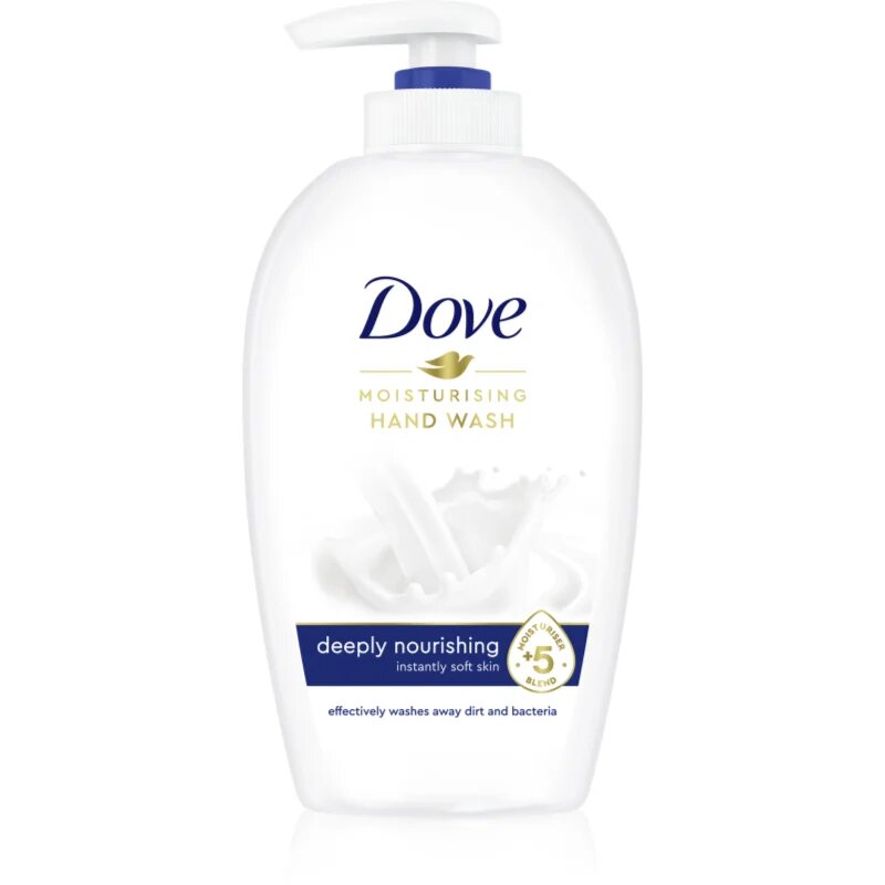 Dove Deeply Nourishing tekoče milo z dozirno črpalko 250 ml