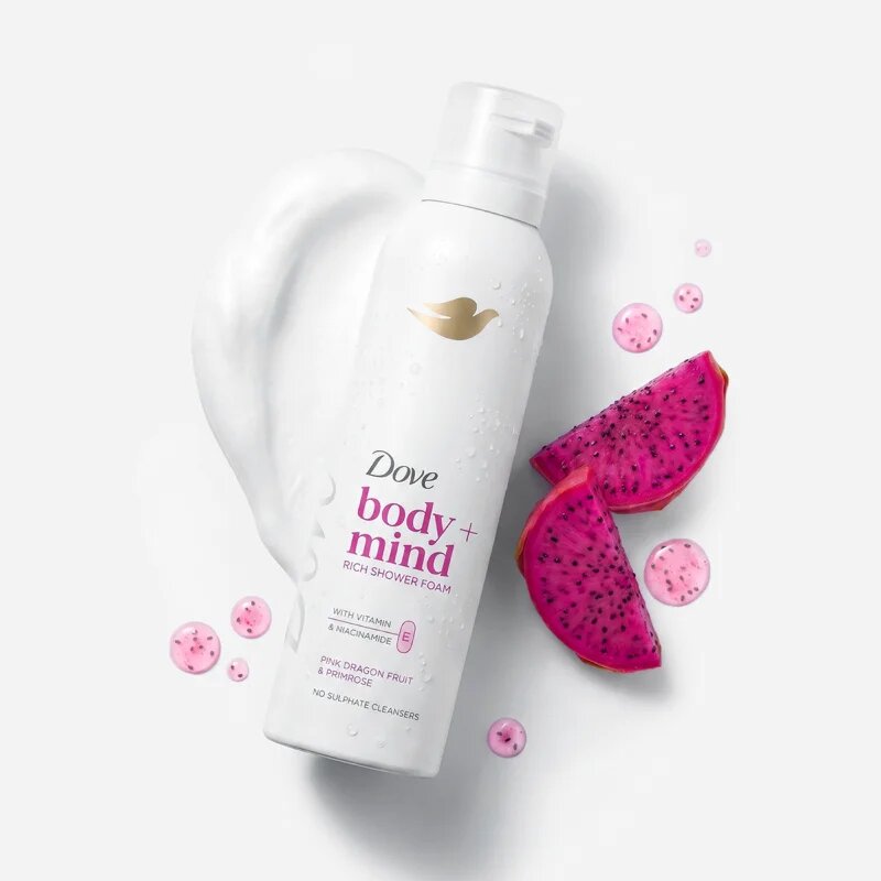 Dove Dragonfruit & Primrose pena za prhanje 200 ml