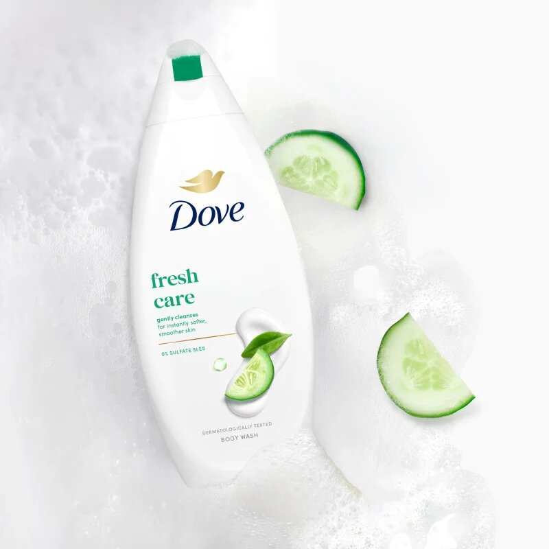 Dove Fresh Care hranilni gel za prhanje 450 ml