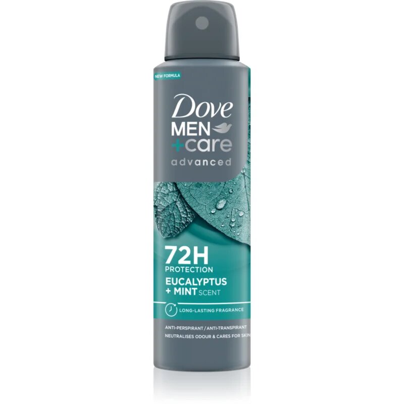Dove Men+Care Advanced Eucalyptus antiperspirant pršilo Eucalyptus & Mint 150 ml