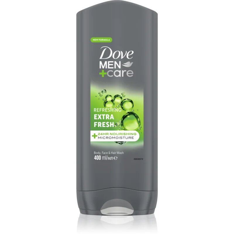 Dove Men+Care Extra Fresh gel za prhanje za telo in obraz 400 ml