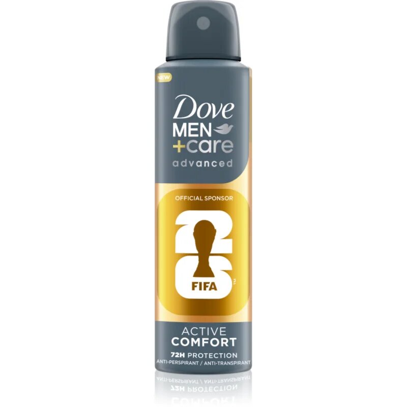 Dove Men+Care FIFA Active Comfort antiperspirant pršilo za moške 150 ml