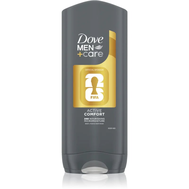 Dove Men+Care FIFA Active Comfort gel za prhanje 400 ml