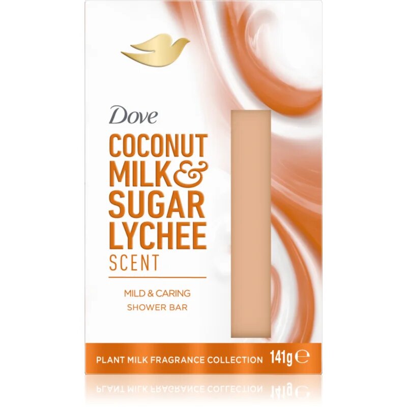 Dove Milk & Sugar Lychee čistilno trdo milo 141 g