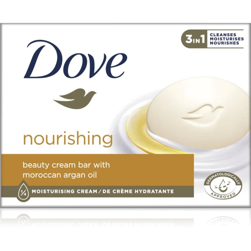 Dove Nourishing Argan kremasta tableta za umivanje 90 g