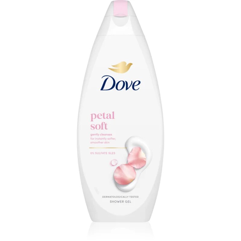 Dove Petal Soft hranilni gel za prhanje 250 ml