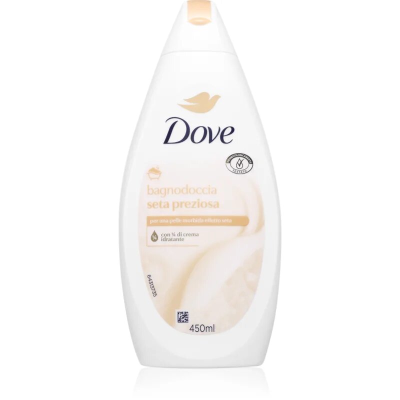 Dove Precious Silk Shower Gel gel za prhanje za nežno in gladko kožo 450 ml