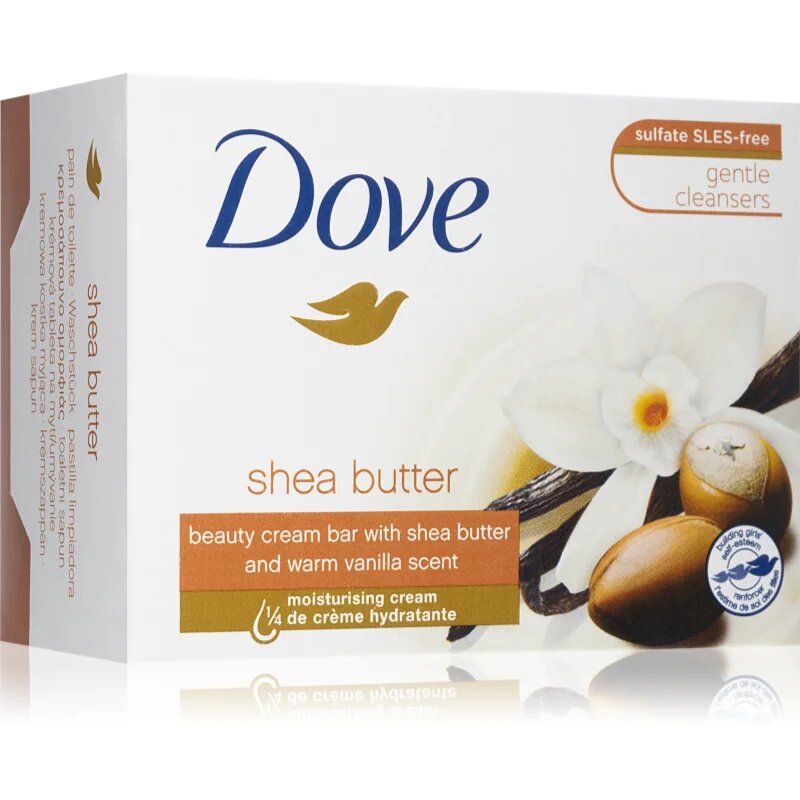 Dove Purely Pampering Shea Butter & Vanilla kremasta tableta za umivanje 90 g