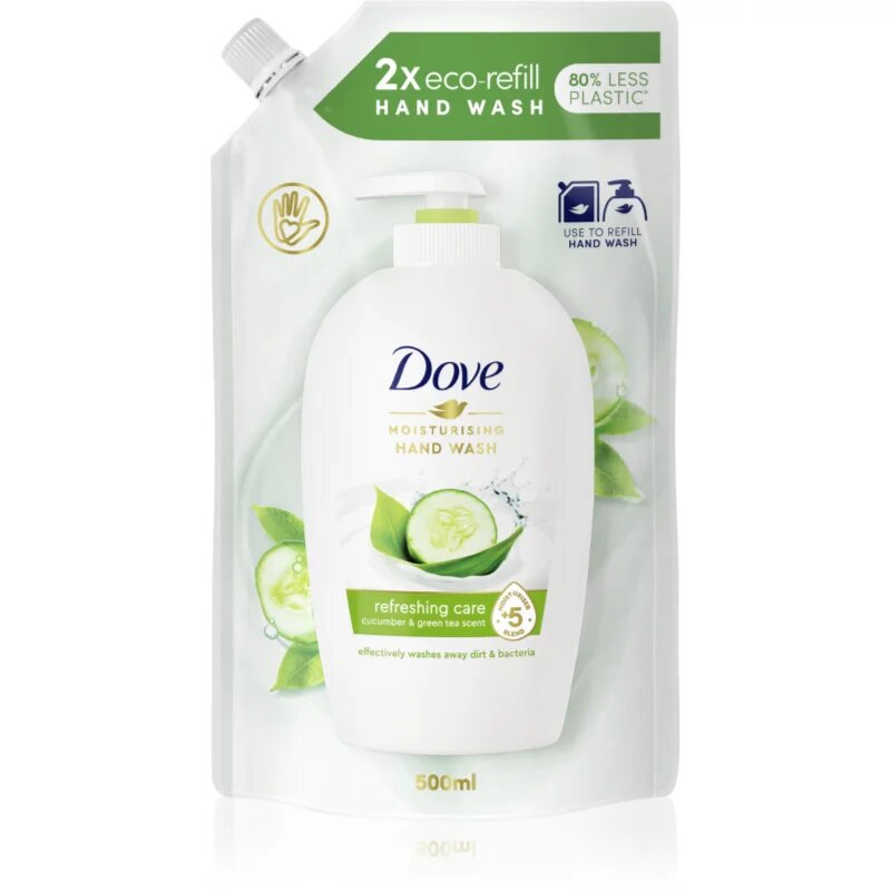 Dove Refreshing Care tekoče milo nadomestno polnilo 500 ml