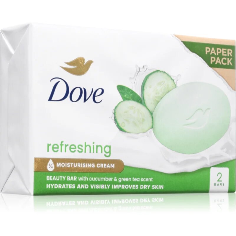 Dove Refreshing trdo milo 2x90 g