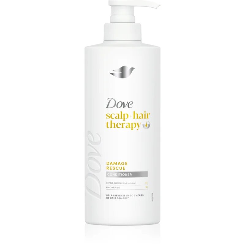 Dove Scalp + Hair Therapy Damage Rescue balzam za poškodovane lase 400 ml