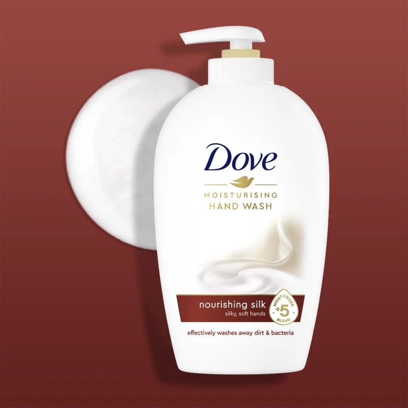 Dove Silk tekoče milo z dozirno črpalko 250 ml
