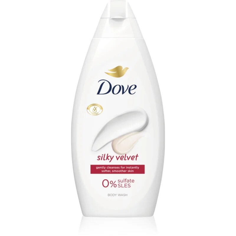 Dove Silky Velvet hranilni gel za prhanje 450 ml