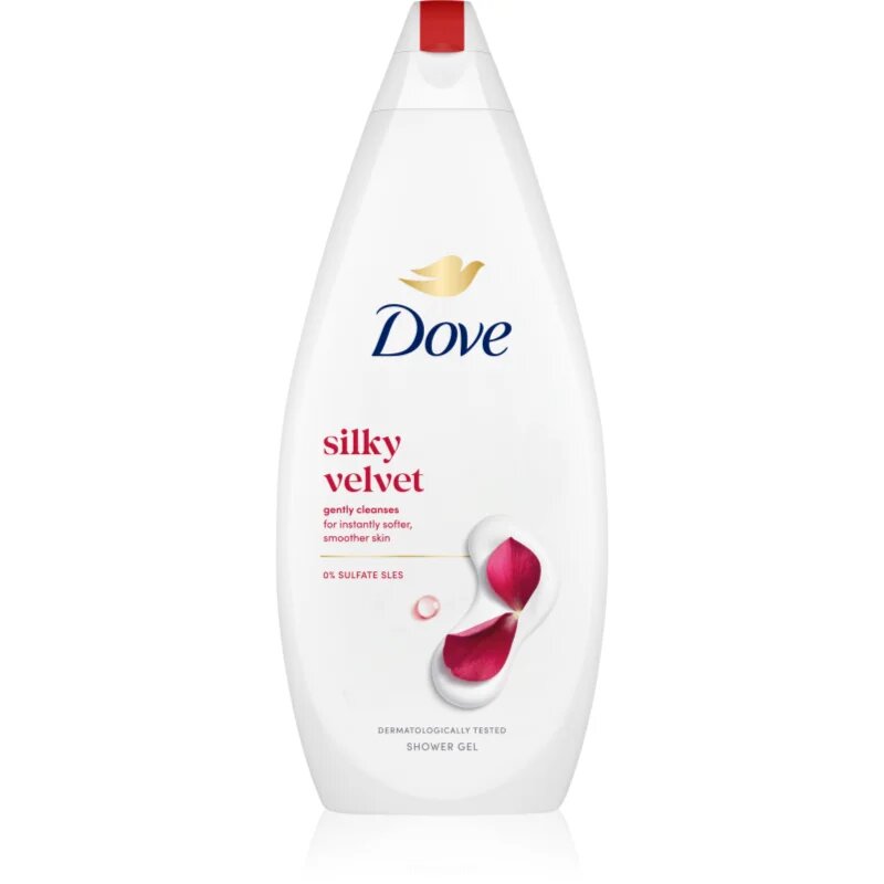 Dove Silky Velvet hranilni gel za prhanje 720 ml