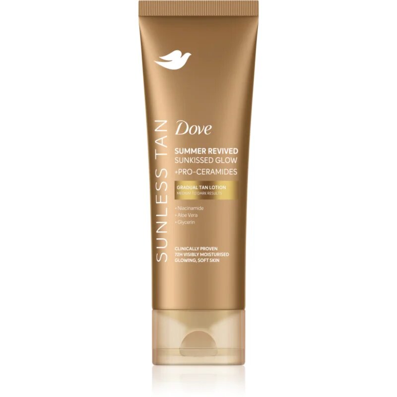 Dove Sunless Tan samoporjavitveni losjon odtenek Dark 200 ml