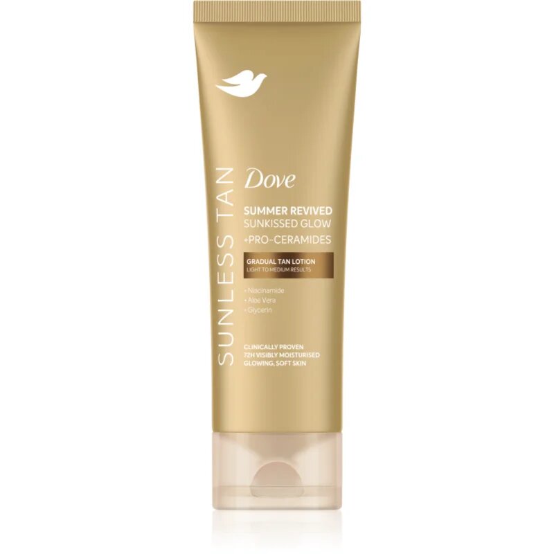 Dove Sunless Tan samoporjavitveni losjon odtenek Fair 200 ml