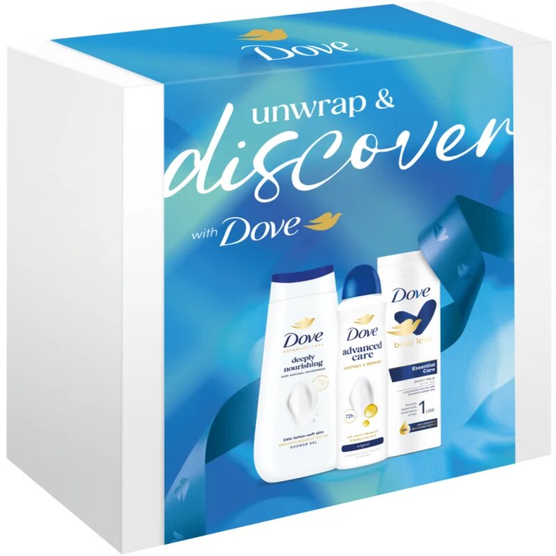 Dove Unwrap & Discover darilni set za ženske