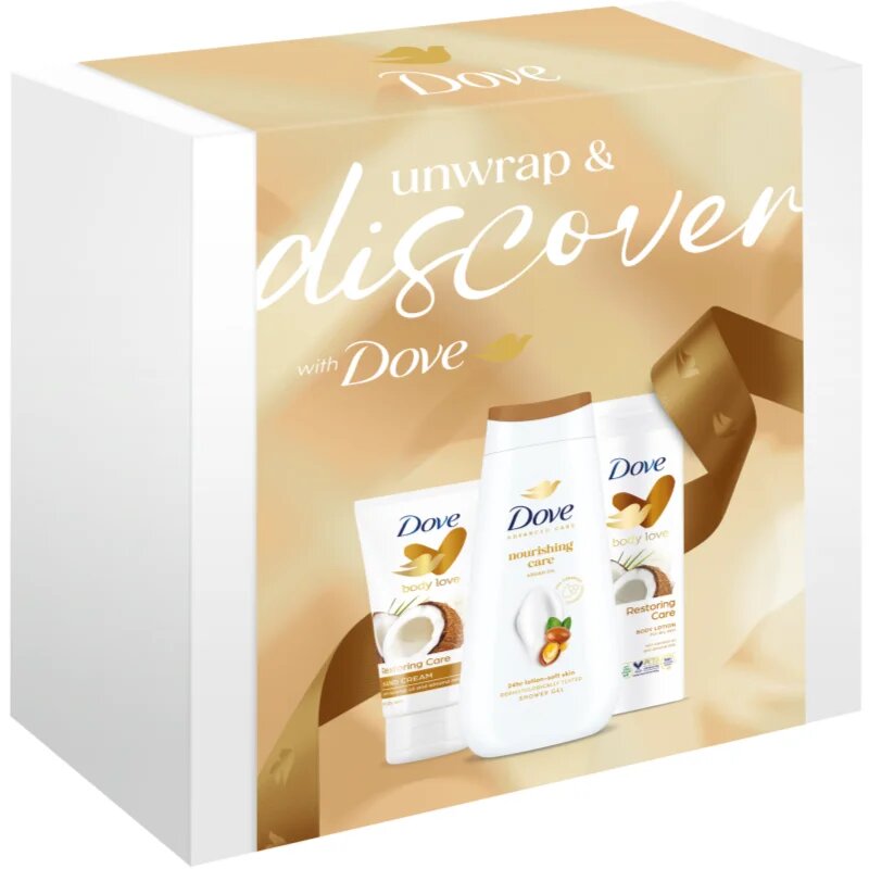 Dove Unwrap & Discover darilni set za ženske