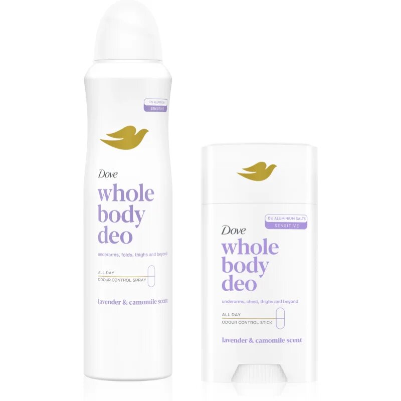 Dove Whole Body Deo Lavender & Chamomile set za telo