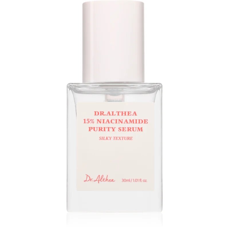Dr. Althea 15% Niacinamide Purity Serum posvetlitveni serum za obraz s pomirjajočim učinkom 30 ml