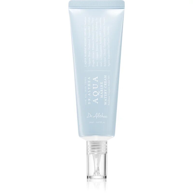 Dr. Althea Aqua Marine Watery Cream globinsko vlažilna krema za krepitev kožne pregrade 50 ml