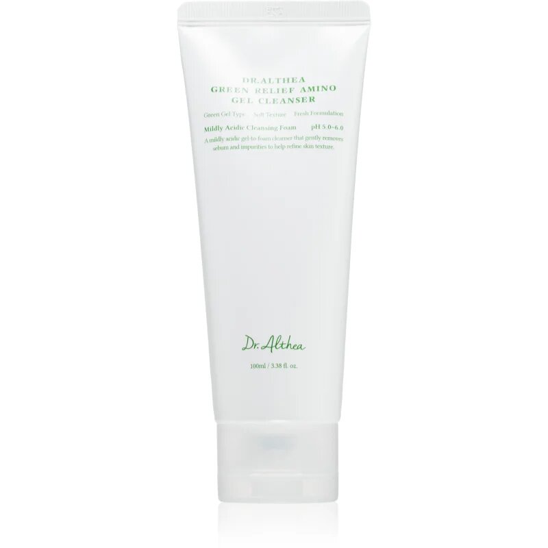Dr. Althea Green Relief Amino Gel Cleanser globoko čistilni gel z vlažilnim učinkom 100 ml