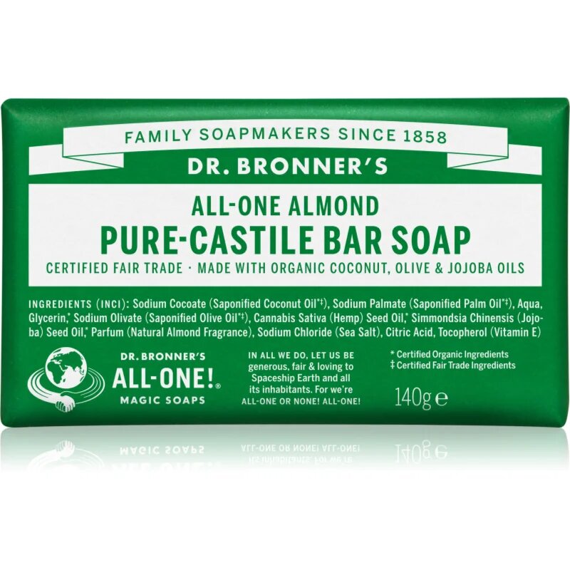 Dr. Bronner’s Almond trdo milo 140 g