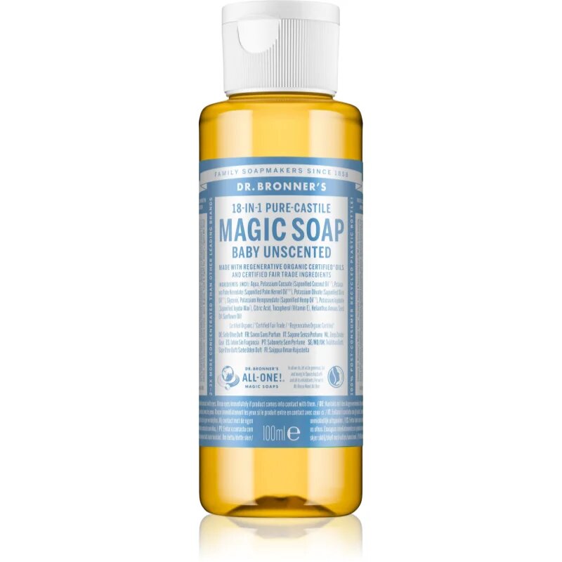Dr. Bronner’s Baby-Mild tekoče univerzalno milo brez dodanih dišav 100 ml